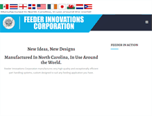Tablet Screenshot of feederinnovations.com